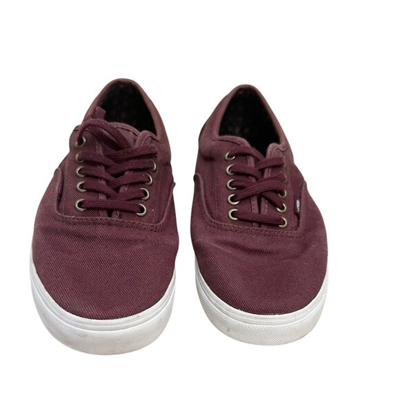 Vans Off The Wall Unisex Shoes Size 9.5 Burgundy Classic Canvas Skate TB4R - Picture 2 of 9